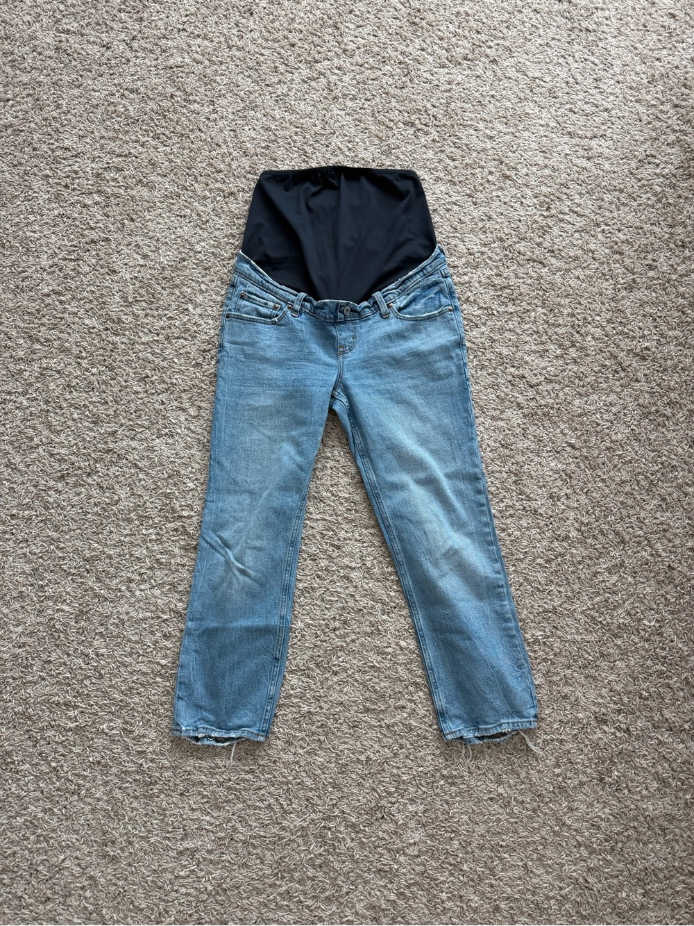 Abercrombie & Fitch Ankle Strait Maternity Jeans